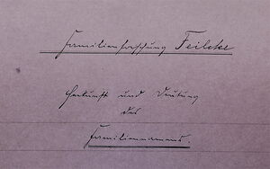 Familienverband Feilcke Familienforschung Herkunft Familienname cover