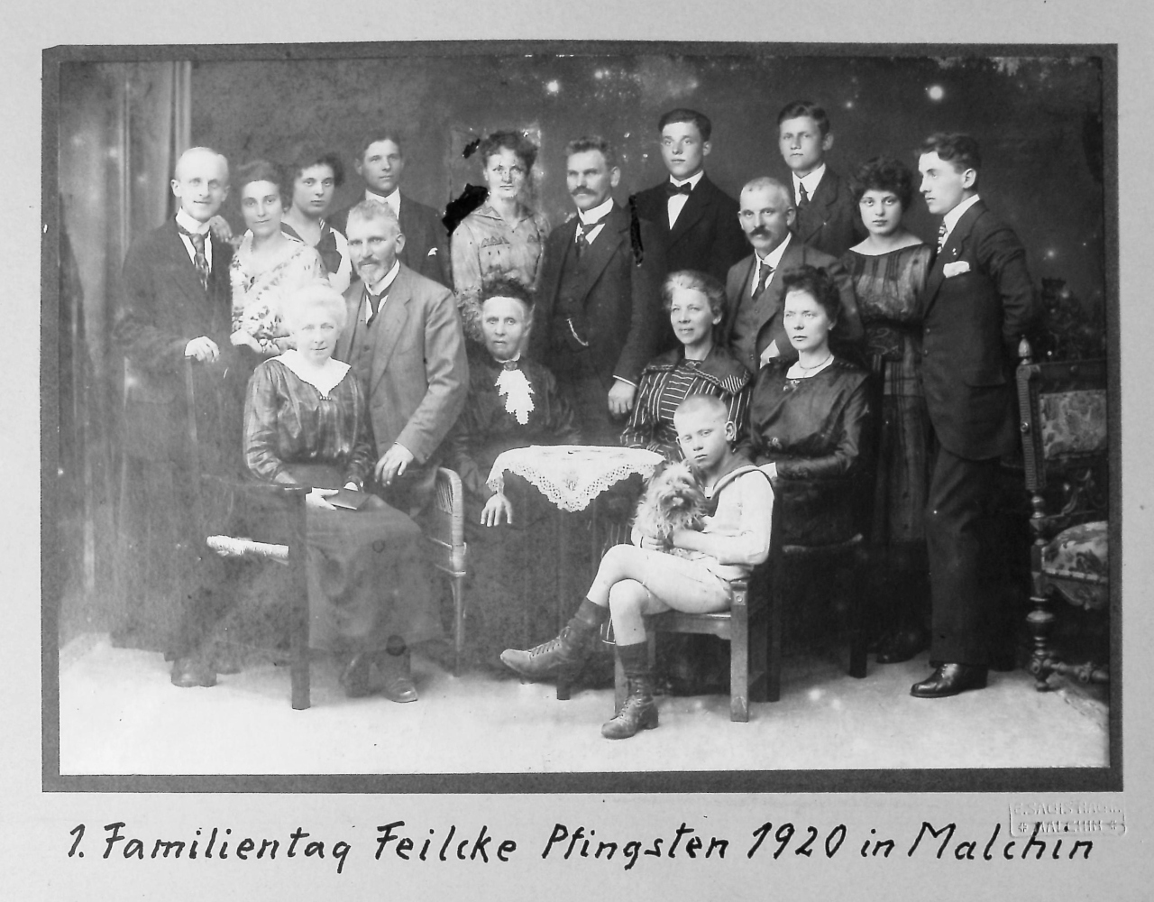 1. Familientag Feilcke Machin 1920