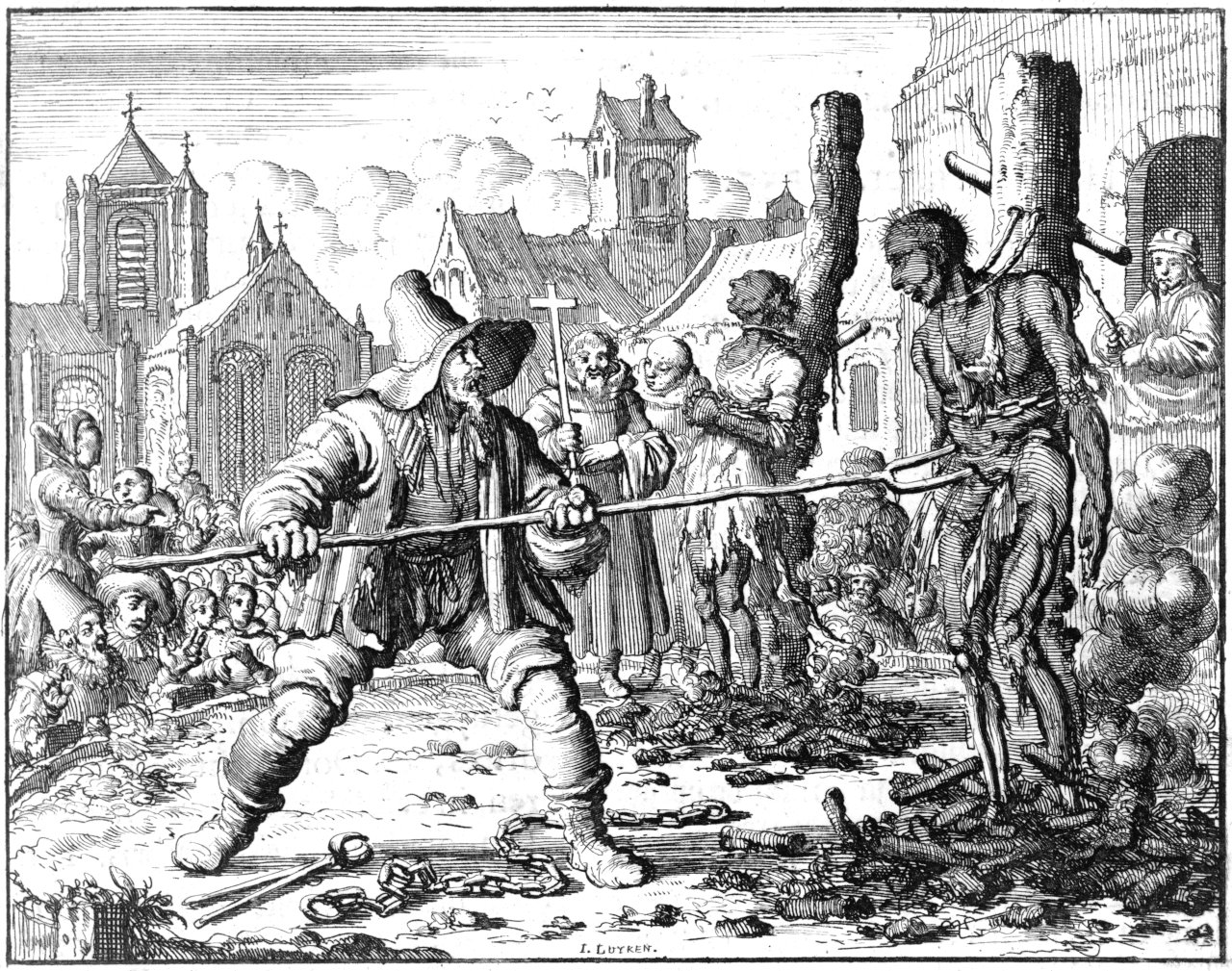 Execution of David van der Leyen and Levina Ghyselins (1554)